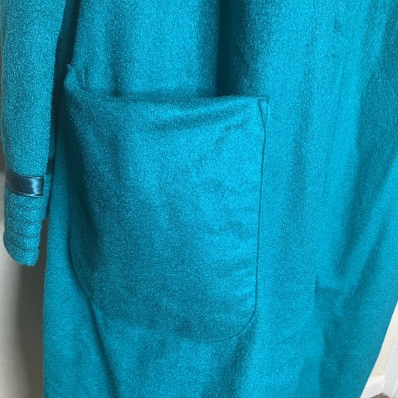 Vintage Partners Mervyns Jade Green Long Loungewear Robe - Picture 3 of 10